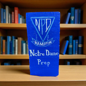 linda amtmann handbemalt brick- notre dame prep
