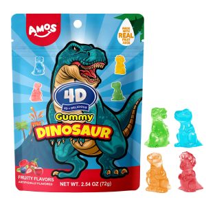 Amos 4D Gummy Dinosaurier