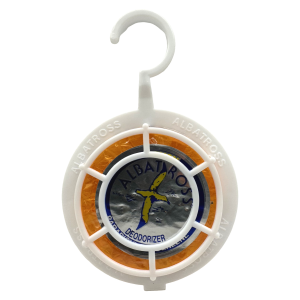 Albatross – Badezimmerdesodorierer mit Halter – Zitrone – 100 G