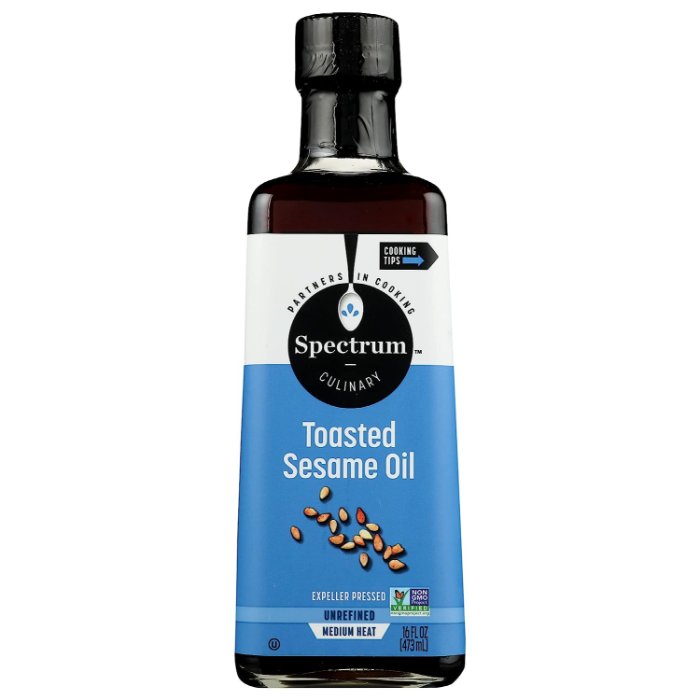 Spectrum Naturals – Öl Sesam geröstet unraffiniert, 16 Fo – Packung mit 6