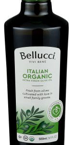 Bellucci – Premium Olivenöl Extra Virgin Bio, 500 ml – Packung mit 6 Stück