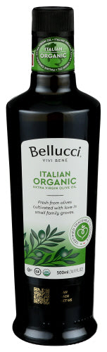 Bellucci – Premium Olivenöl Extra Virgin Bio, 500 ml – Packung mit 6 Stück