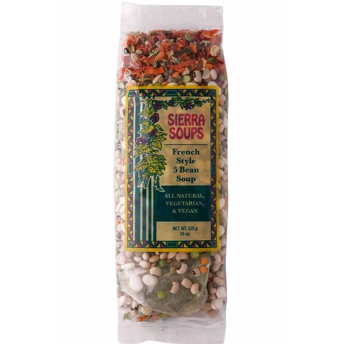 Sierra Suppen – Suppenmix Französische Art 5 Bohnen, 18 Oz – 6er Packung