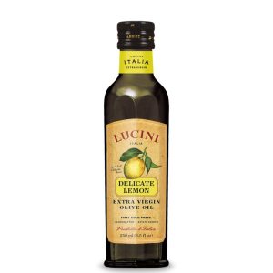 Lucini Zitrone infundiertes natives Olivenöl extra, 250 ml – Packung mit 6 Stück