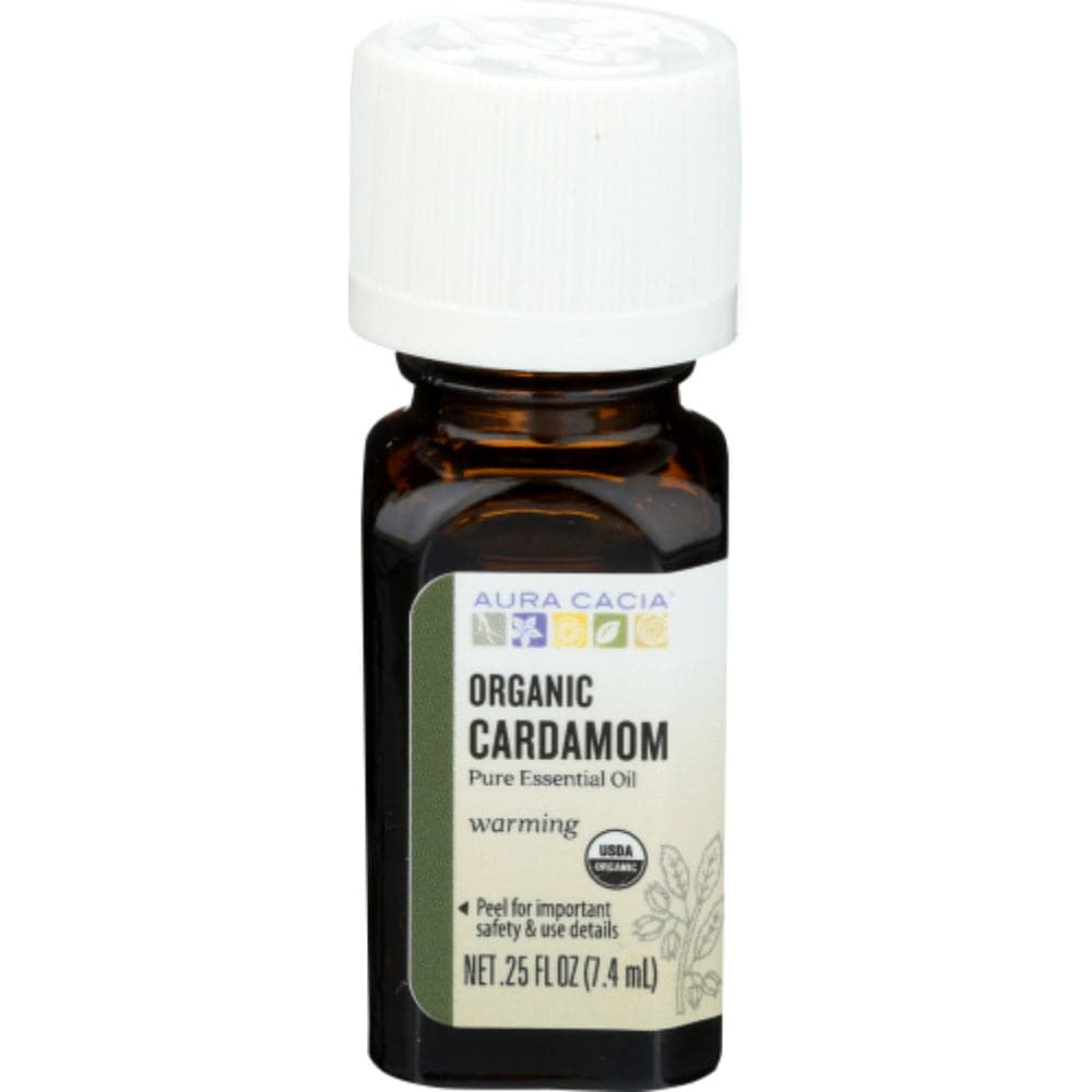 Aura Cacia Ätherisches Kardamomöl aus kontrolliert biologischem Anbau,.25 fl oz