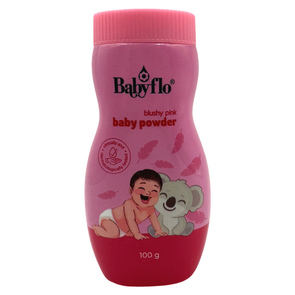 Babyflo – Babypuder – Blushy Rosa (Rosa) – 100 G
