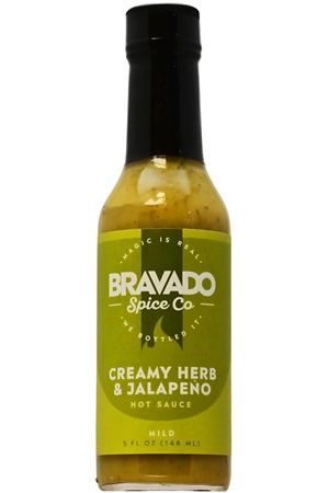 Bravado Gewürz co. cremiges Kraut und Jalapeno scharfe Sauce, . – 5oz