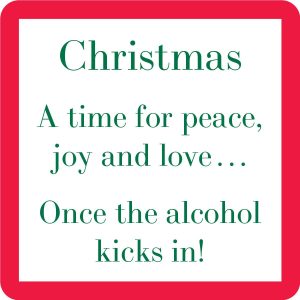 Drinks on Me COASTER: XMAS tritt ein