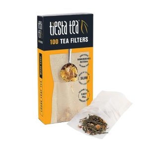 Tiesta Tee – Papierteefilter Nr. 2, 100 Stück – Packung mit 6