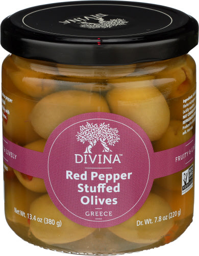 Divina Oliv Atho gefüllter roter Pfeffer, 7.8 Oz (Packung mit 6)