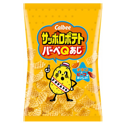 Calbee “ Sapporo Kartoffel, BBQ-Geschmack“, 80g