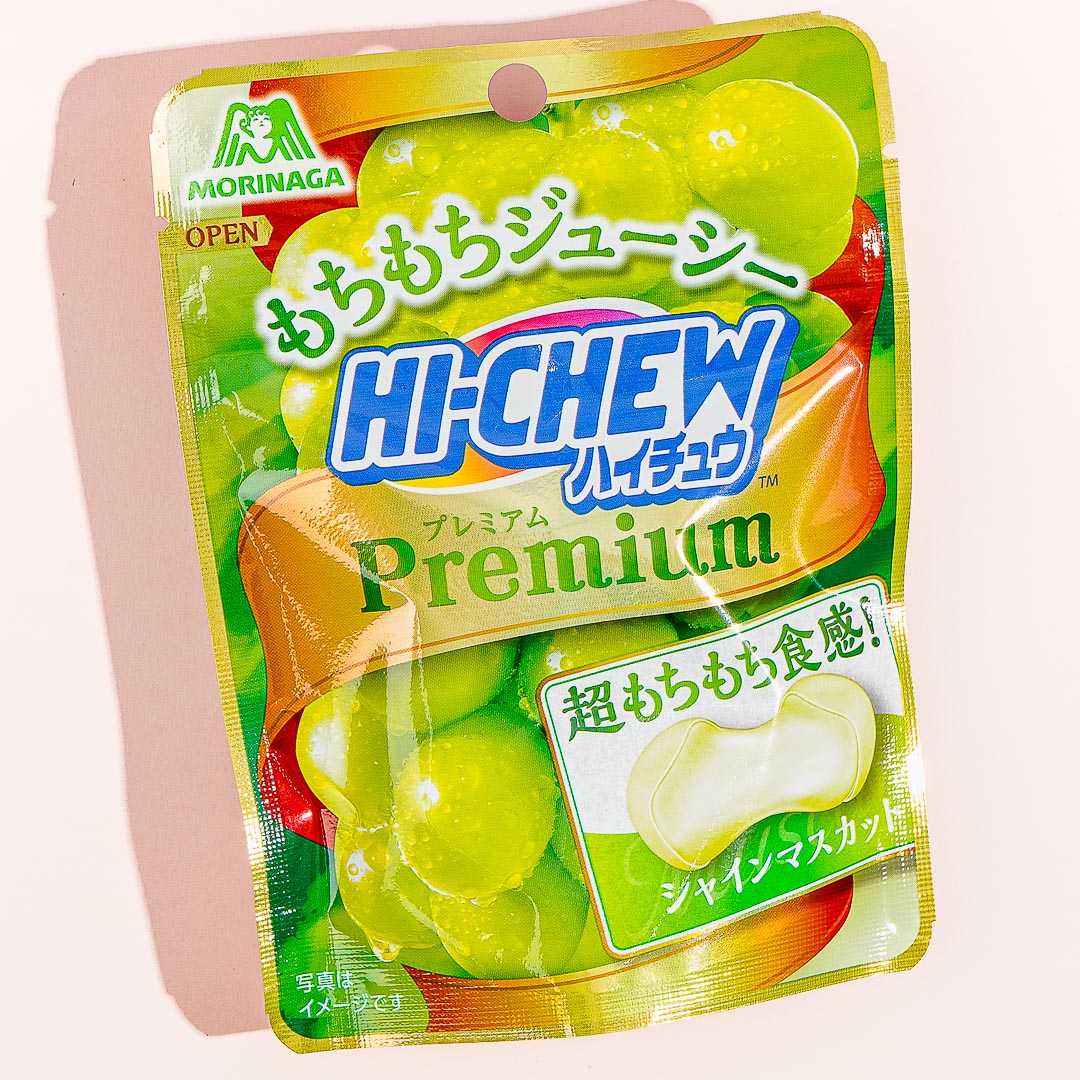 Hi-Chew Premium weich zum Kauen Süßigkeiten Packung – Shine Muscat