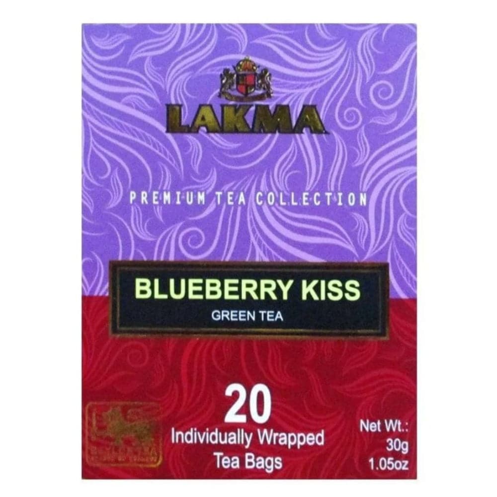 Lakma – Grüner Tee Heidelbeere Kiss, 1.05 Oz
