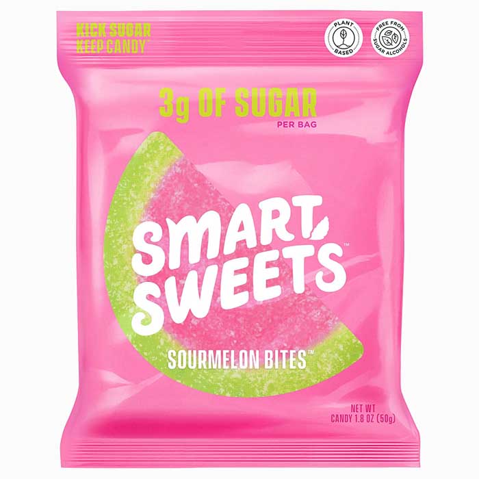 SmartSweets – Sourmelon Bites, 1,8 Unzen
