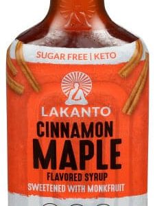 Lakanto, Ahornsirup mit Zimtgeschmack, 13 oz – Packung mit 8 Stück
