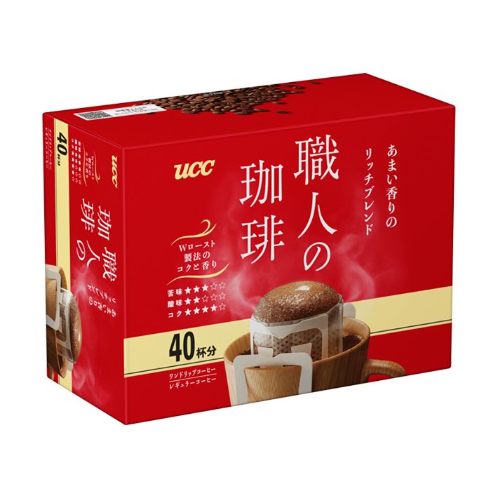 UCC Meister's Tropf Kaffeebeutel süß Aroma 40 Stück