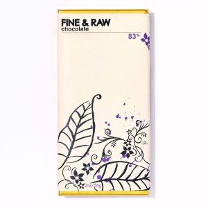 Fine and rohe dunkle Schokoladenriegel, Bio (83% Kakao / Kakao) – 10 bar x Gehäuse – 2oz
