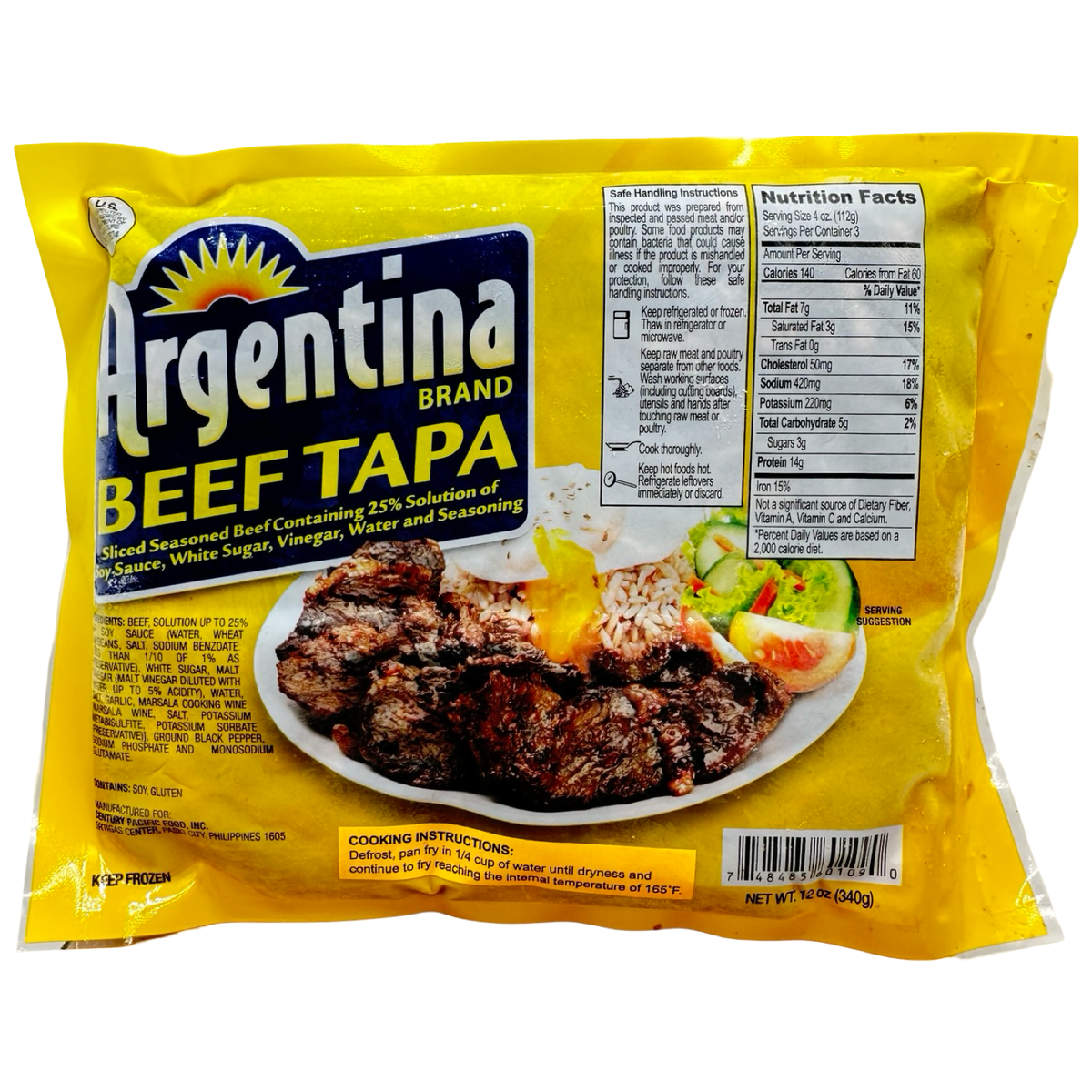 Argentinien Marke – Rindfleisch Tapa – 12 OZ