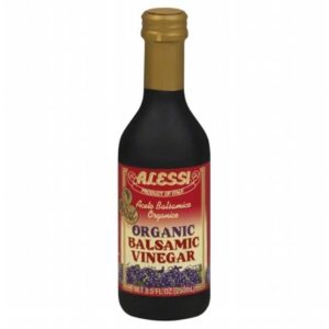 Alessi Organischer roter Balsamico-Essig, 8,5 oz – Packung mit 6
