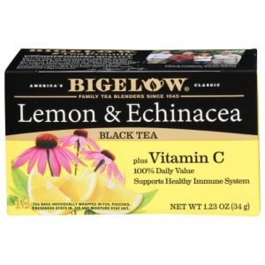 Bigelow Zitronen-Echinacea-Tee mit Vitamin C, 1,23 oz – Packung mit 6