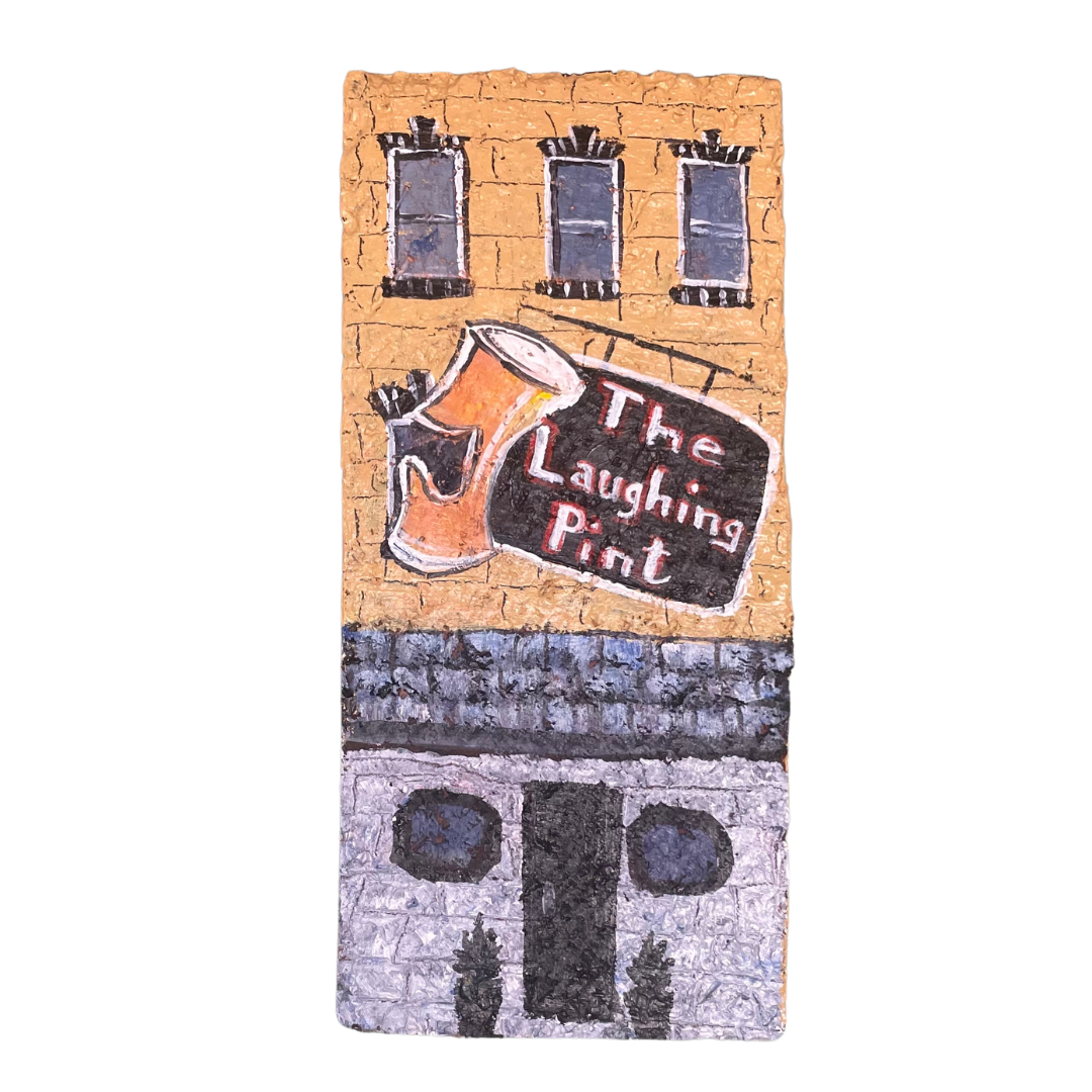 Linda Amtmann Hand Painted Brick – Der lachende Pint