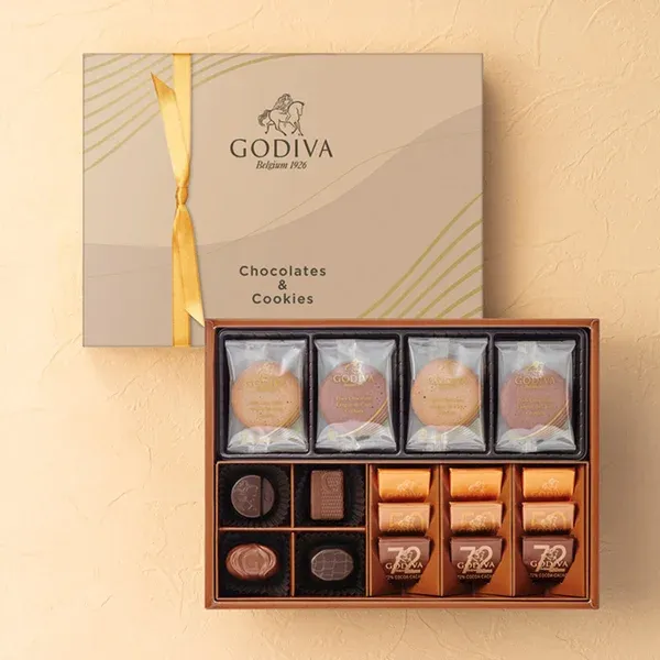 Godiva Japan, Schokolade & Plätzchen-Sortiment, für Geschenk