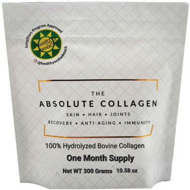 Das Absolute Collagen Hydrolyzed Bovine Collagen Pulver, 1 Monat Versorgung, Für Haut, Haare und Gelenke, 10.58 oz