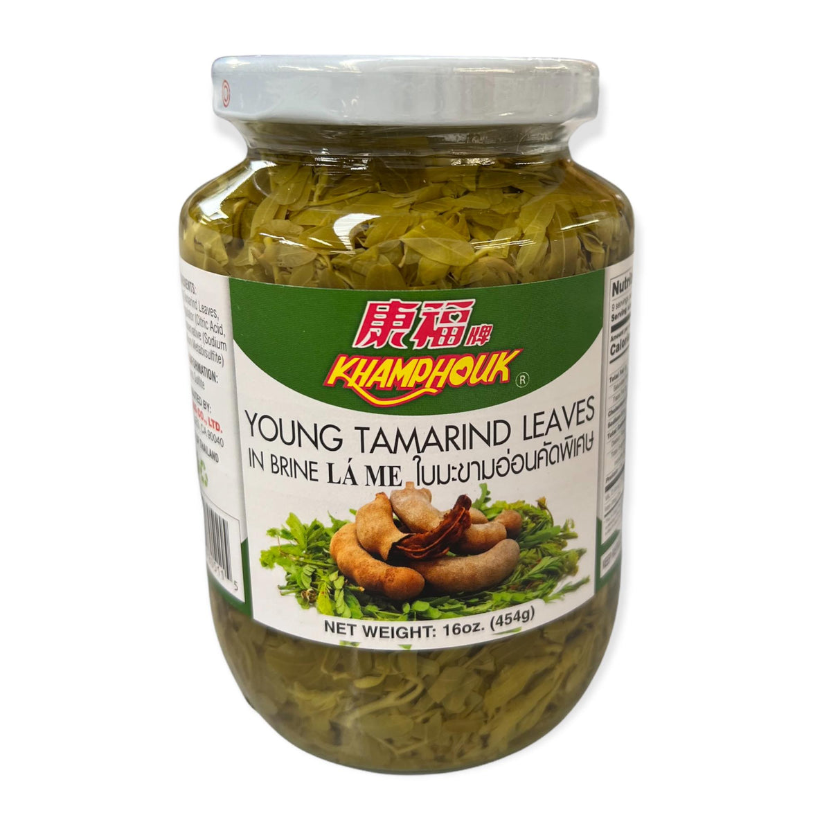 Khamphouk – Junge Tamarindenblätter in Brine – 16 OZ