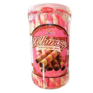 OK – Whimsy Erdbeer-Waferstäbchen – 380 g