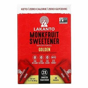 Lakanto Golden Monkfruit Sweetener Stick kalorienarm & süß