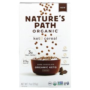 Nature’s Path , Bio Keto Getreide, dunkle Schokolade, 9 Unzen Packung mit 12