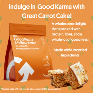 GroundUp Eco Venture Good Karma Carrot Kuchen, Upcycled Mix Beutel – 1 Beutel – 353g