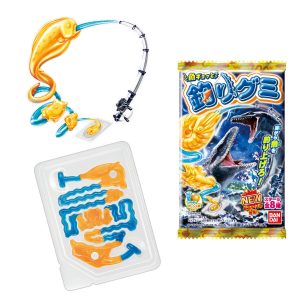 Bandai, “Tsurigumi”, Fishing Fruchtgummi Süßigkeiten, Orange und Soda