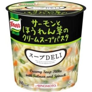 Ajinomoto, Knorr, Suppe Deli Serie, Instant Suppe mit Pasta, “Lachs & Spinat” 41g