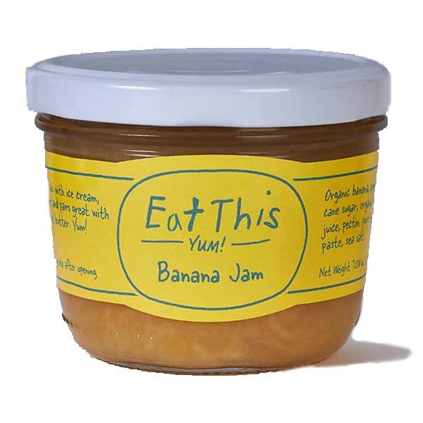 Banana Jam Jars 100% organische Gläser – 12 x – 7oz