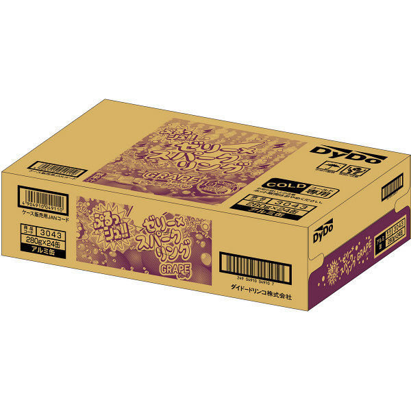 DyDo, Jelly glitzernd, Traube, Sekt mit Jelly & Nata de Coco x 24 Dose