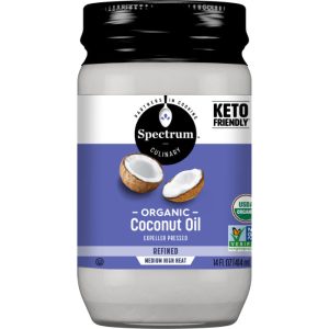 Spectrum Naturals Öl Kokosnuss halbraffinierte Org, 14 fo – Packung mit 6