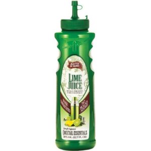 Master of Mixes – Cocktail Essentials Lime Saft, 375 ml Packung mit 6