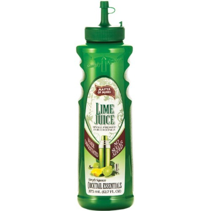 Meister der Mixe – Cocktail Essentials Limettensaft, 375 ml – Packung mit 6 Stück
