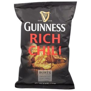 Burts – Guinness Rich Chili Kartoffelchips, 5,3 Unzen Packung mit 10