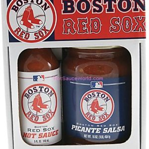 Boston Rote Sox Snack-Packung (. scharfe Sauce & 16 Unzen Salsa) – 5oz