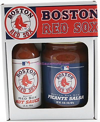 Boston Rot Sox Snack Packung (5 Unzen Chilisauce & 16 Unzen Salsa)