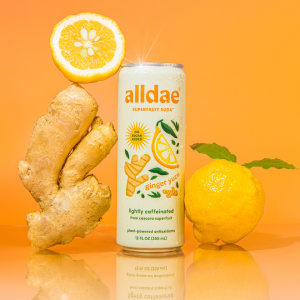 AllDae Ingwer Yuzu Superfruit Soda Dose – 12 Dosen x 12 Unzen Fall