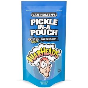 Van Holten’s Warheads Pickle in a Tasche extrem sauer blau Himbeere