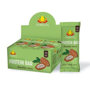 Amrita Protein Schokolade Maca Nutrition Bar – 12 Riegel x 2,12 oz