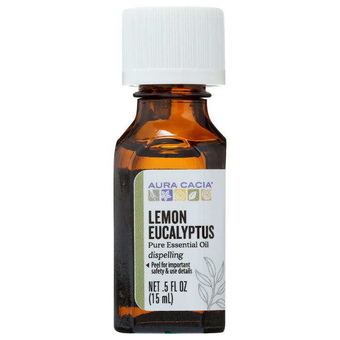Aura Cacia Ätherisches Öl Eukalyptus Zitrone, 0,5 oz (Packung mit 1)