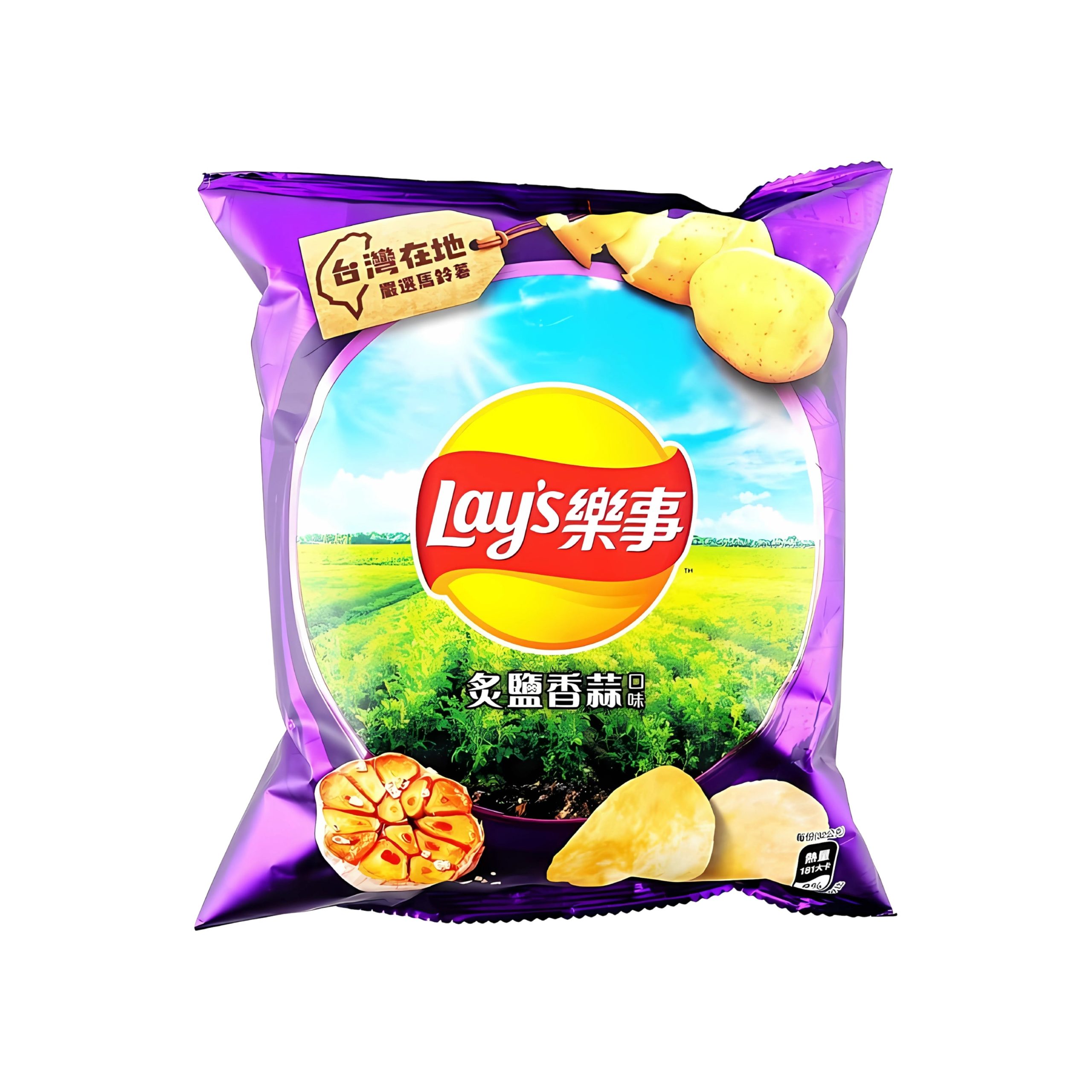 Lay's Gesalzene Knoblauch-Kartoffelchips (Taiwan)