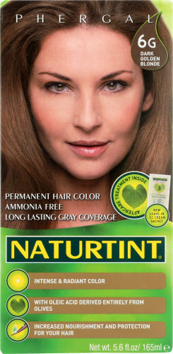 Naturtint Haarfarbe 6G Dunkel Golden Blond 5.75 FO – Packung mit 1