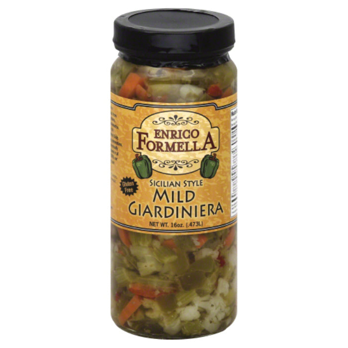 ENRICO FORMELLA – GIARDINIERA MILD 16 OZ – Packung mit 12 Stück