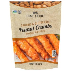 Just About Foods Bio Erdnusskrümel 8 Unzen – (Packung mit 6)